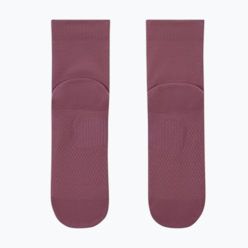Calze Nike Run Midweight Micro Crew pink smoke/pink rise/white 3