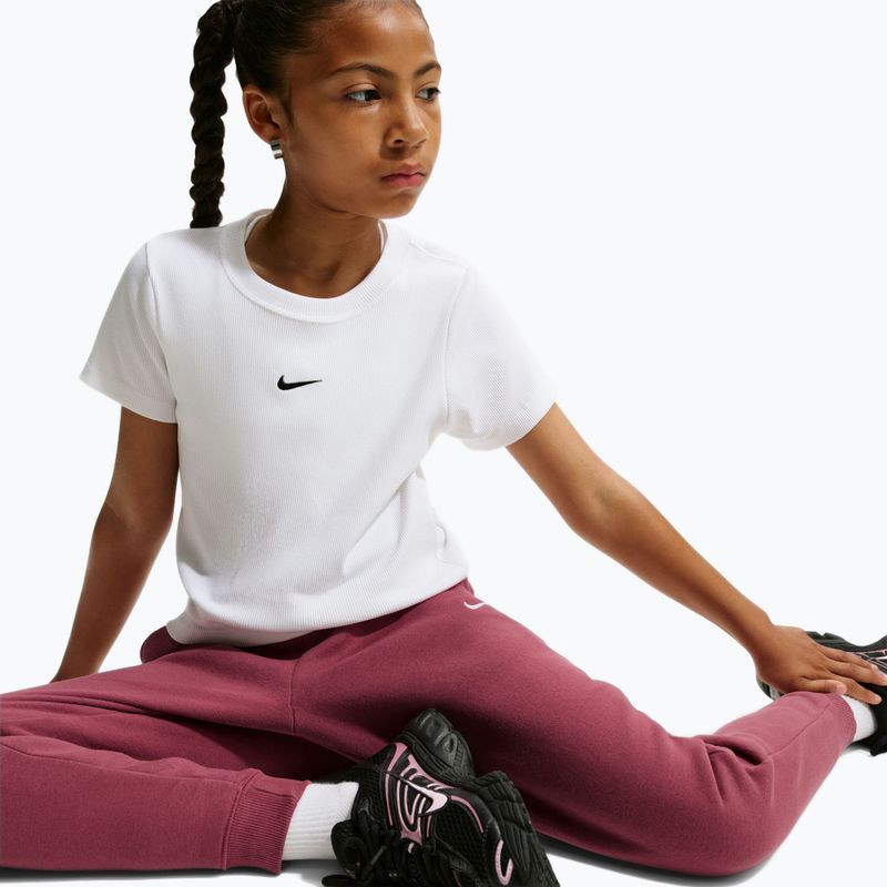 Pantaloni per bambini Nike Sportswear Studio pink smoke/white 7