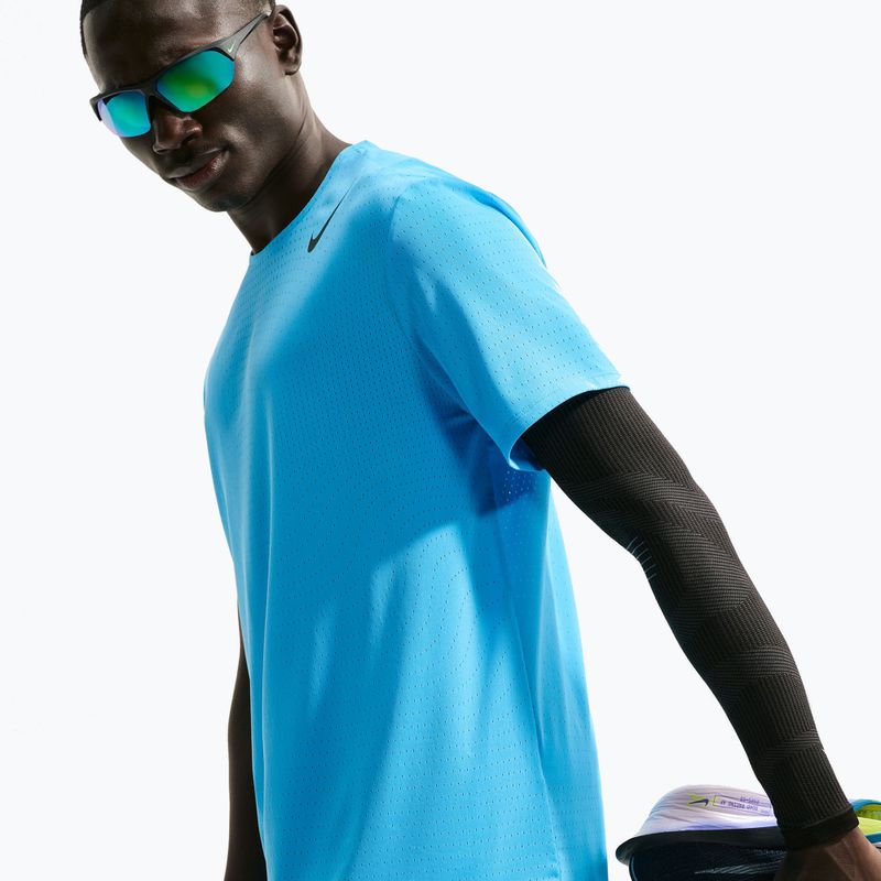 Maglia da corsa da uomo Nike AeroSwift light current blue/black 6