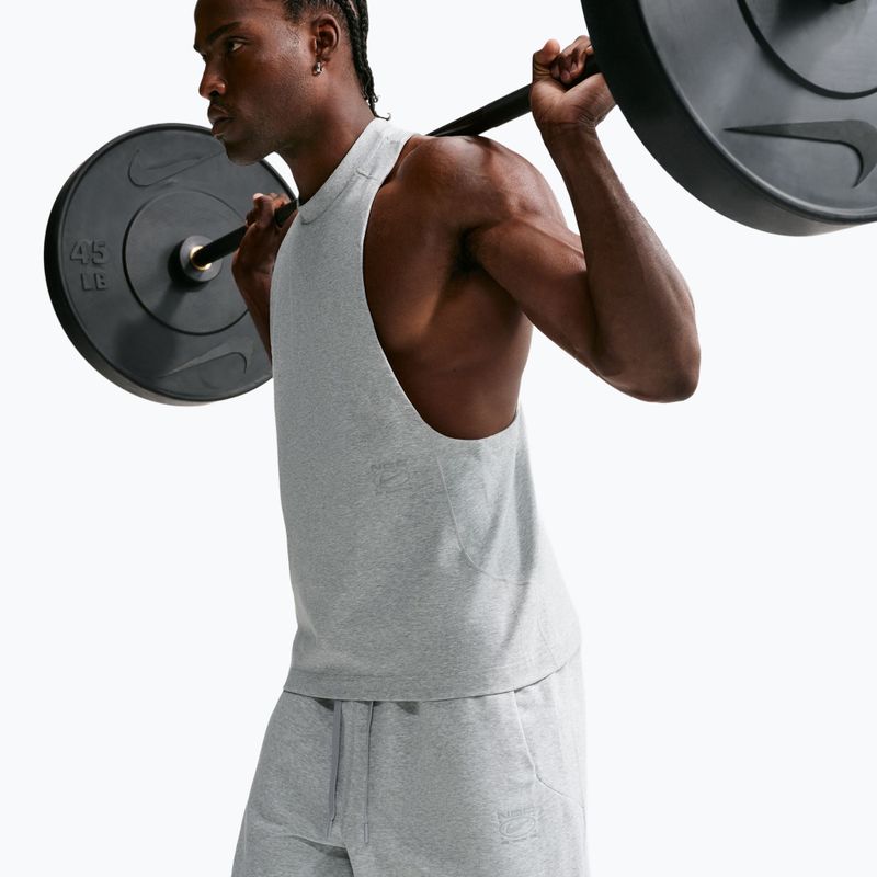 Pantaloncini da allenamento uomo Nike N.A.C. light smoke grey/heather/light smoke grey 5