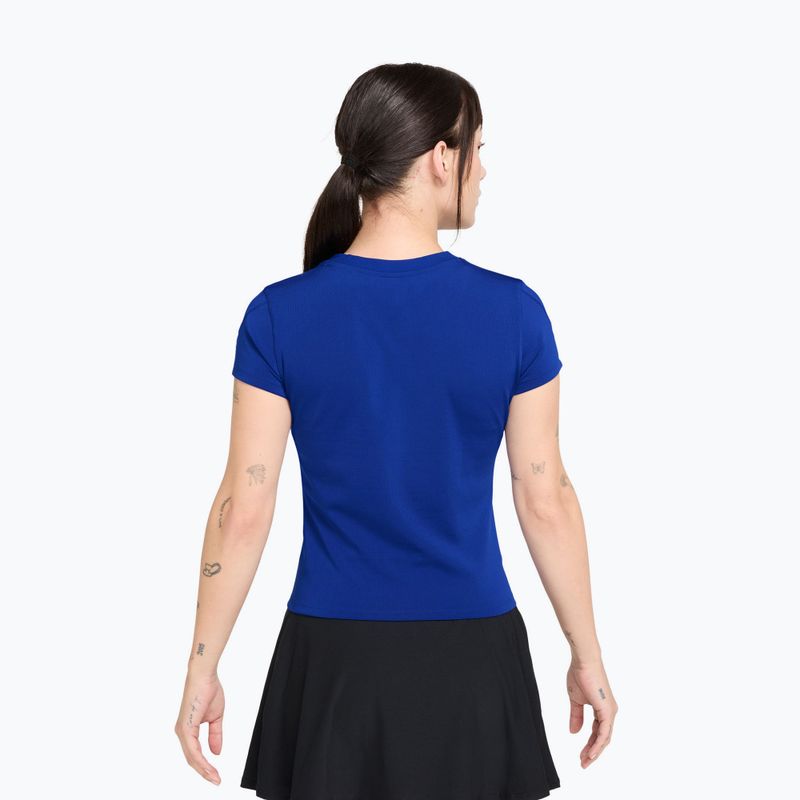 Maglietta da tennis da donna Nike Court Dri-Fit Advantage old royal/white 2