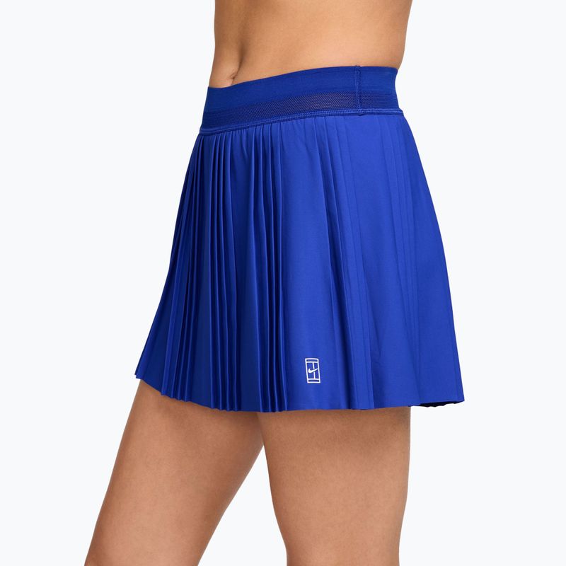 Gonna da tennis Nike Court Dri-Fit Advantage Pleated old royal/white 3
