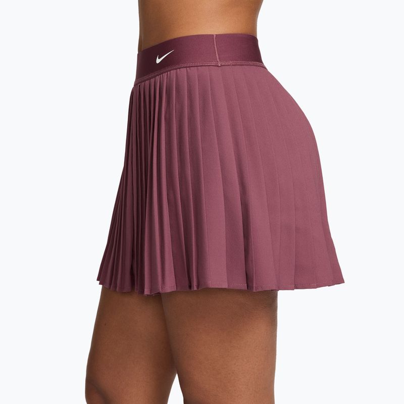 Gonna Nike Victory Dri-Fit High-Waisted Pleated pink smoke/white 3