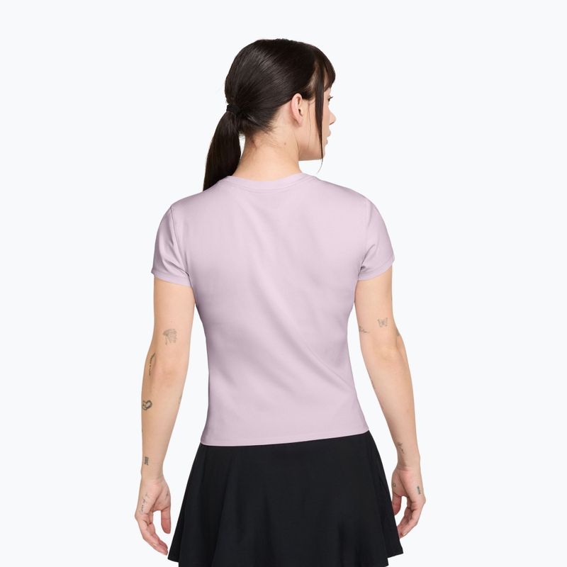 Maglietta da tennis da donna Nike Court Dri-Fit Advantage bleached lilac/white 2