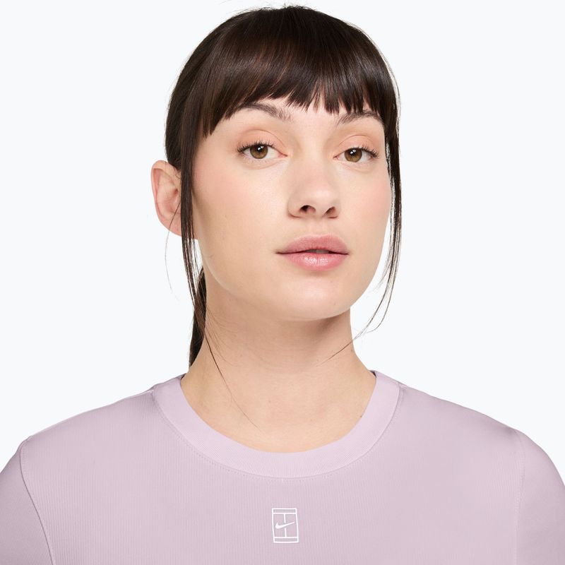 Maglietta da tennis da donna Nike Court Dri-Fit Advantage bleached lilac/white 3