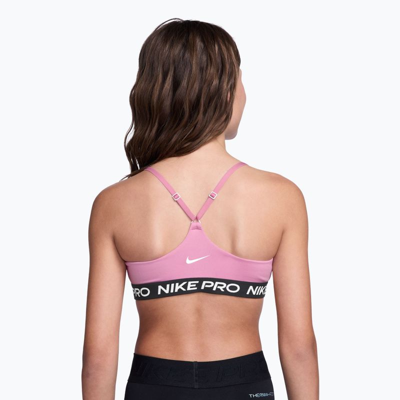 Reggiseno da bambina Nike Pro Pink Rise 2