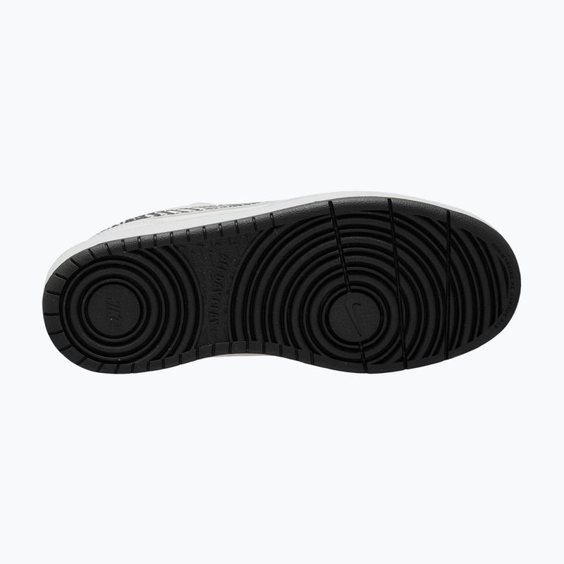 Scarpe Nike Court Borough Low bianche/neri 10