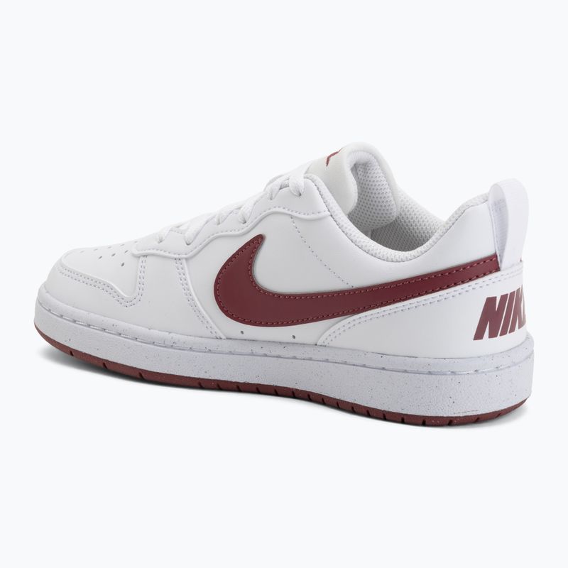Scarpe Nike Court Borough Low Recraft bianco/fumo rosa 3
