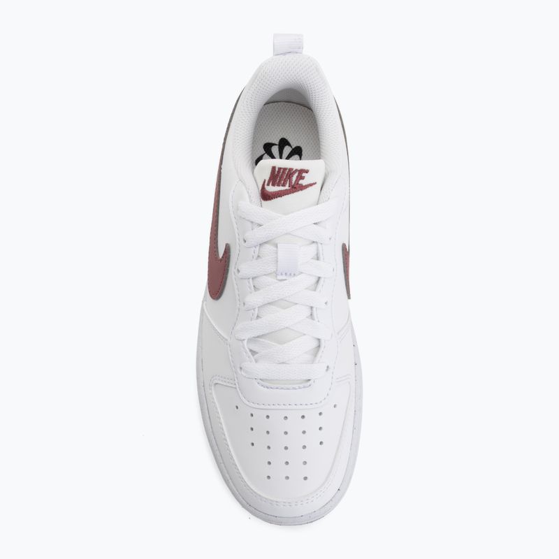 Scarpe Nike Court Borough Low Recraft bianco/fumo rosa 5