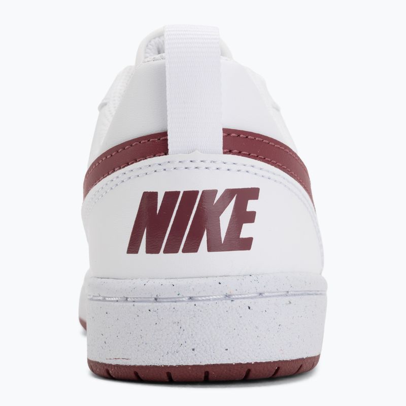 Scarpe Nike Court Borough Low Recraft bianco/fumo rosa 6