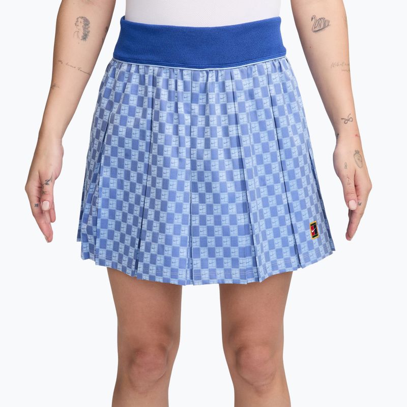 Gonna da tennis Nike Court Collection High-Waisted aluminum