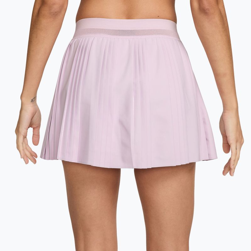 Gonna da tennis Nike Court Dri-Fit Advantage Pleated bleached lilac/white 2
