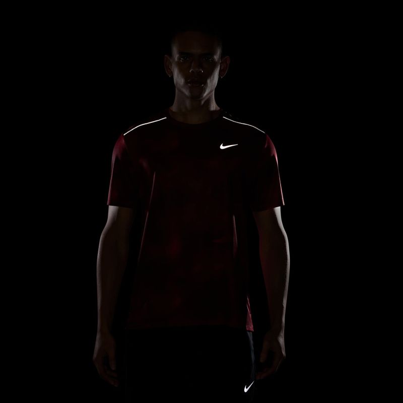 Maglia da corsa da uomo Nike Miler light crimson 7