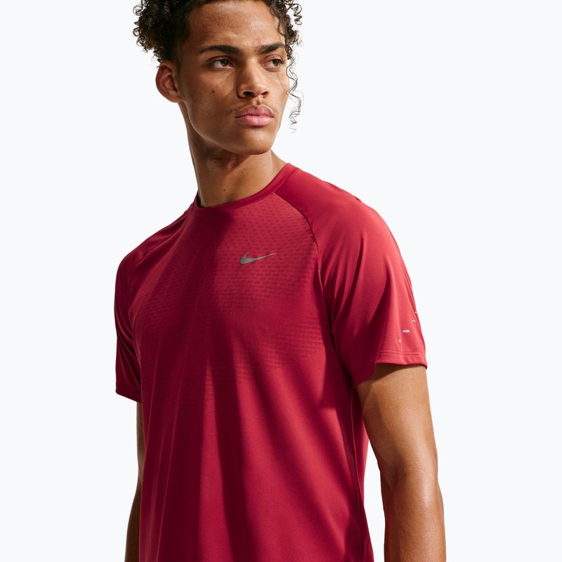 Maglia da corsa da uomo Nike Stride tough red 4