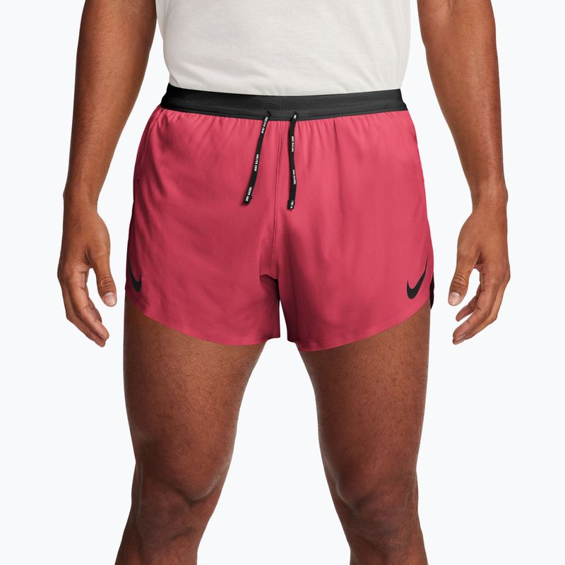 Pantaloncini da corsa da uomo Nike AeroSwift fusion red/black