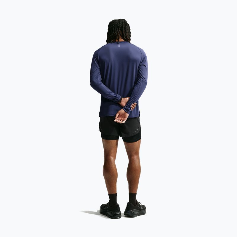 Longsleeve da running uomo Nike Stride Dri-Fit ADV Midnight Navy 3