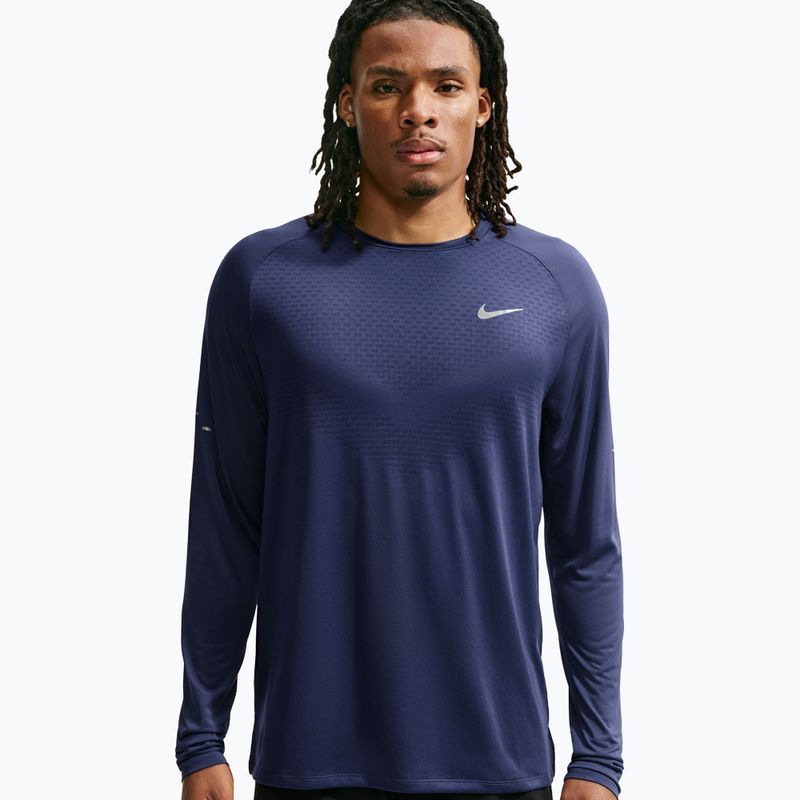 Longsleeve da running uomo Nike Stride Dri-Fit ADV Midnight Navy 4