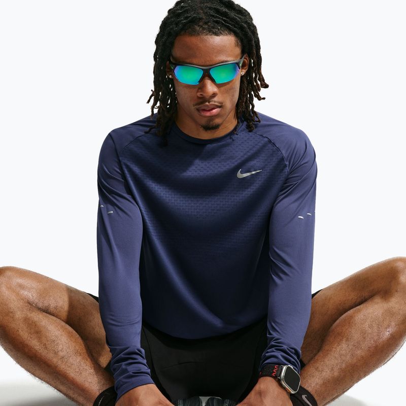 Longsleeve da running uomo Nike Stride Dri-Fit ADV Midnight Navy 6