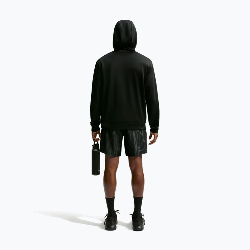 Felpa da allenamento uomo Nike Dri-FIT UV Pullover Hoodie black/white 2