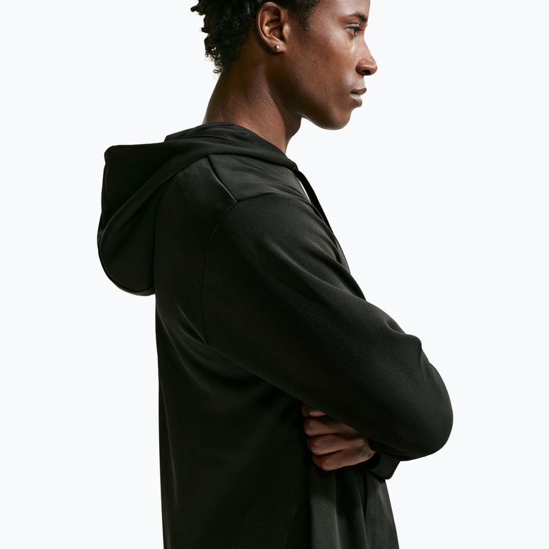 Felpa da allenamento uomo Nike Dri-FIT UV Pullover Hoodie black/white 4