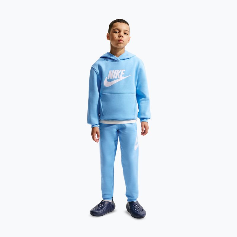 Pantaloni per bambini Nike Club Fleece football blue/white 2