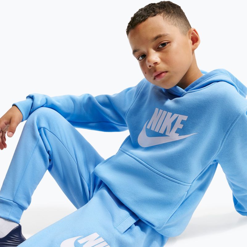 Pantaloni per bambini Nike Club Fleece football blue/white 4