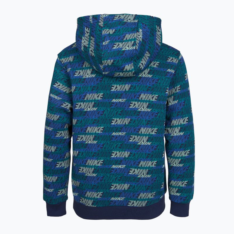 Felpa bambini Nike Sportswear Club Fleece bright spruce/midnight navy/game royal 2