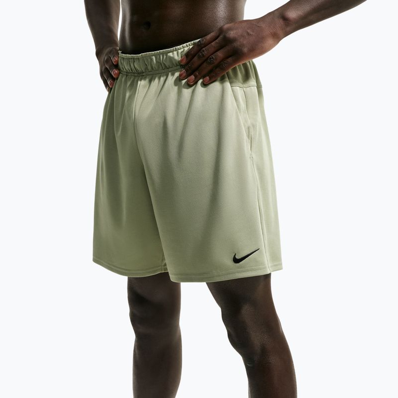 Pantaloncini da allenamento uomo Nike Flex dusty olive/black 3
