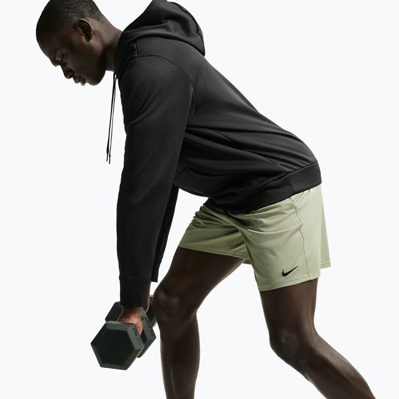 Pantaloncini da allenamento uomo Nike Flex dusty olive/black 5