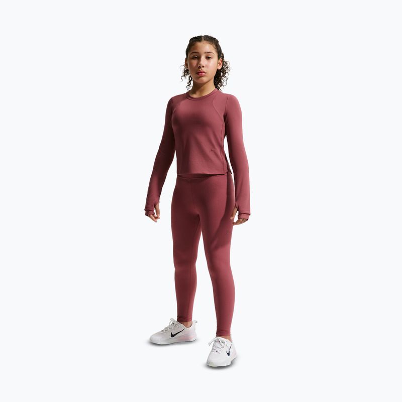 Leggings per bambini Nike MAVN pink smoke/pink smoke 2
