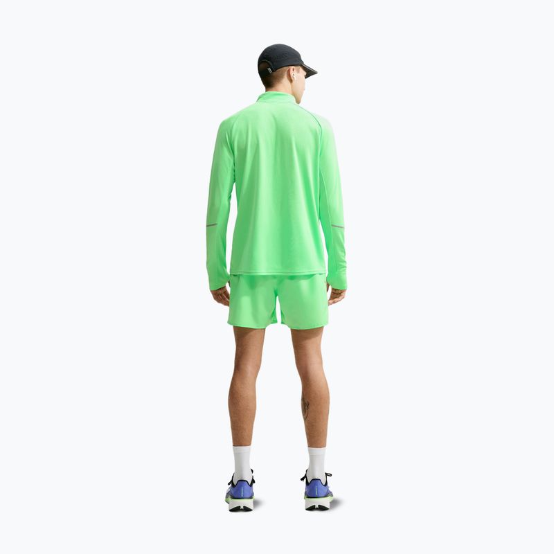 Pantaloncini da corsa da uomo Nike Miler illusion green 3
