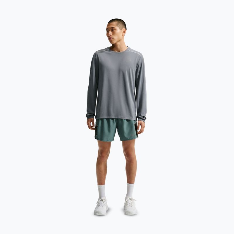Longsleeve da running uomo Nike Miler Dri-Fit UV smoke grey 2