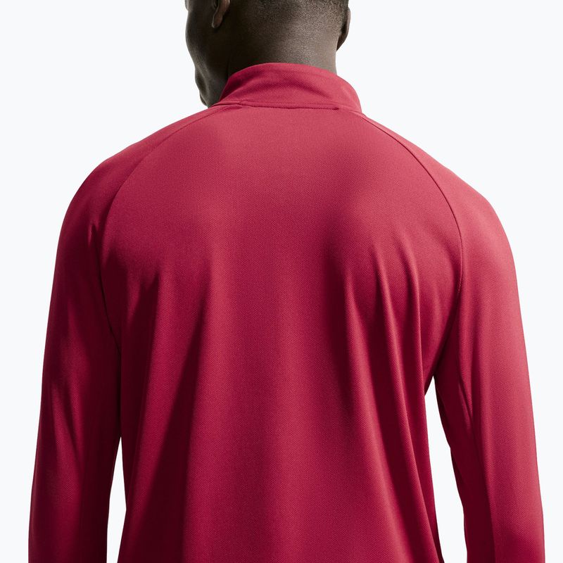 Felpa da corsa uomo Nike Miler Dri-Fit UV 1/2 Zip tough red 6