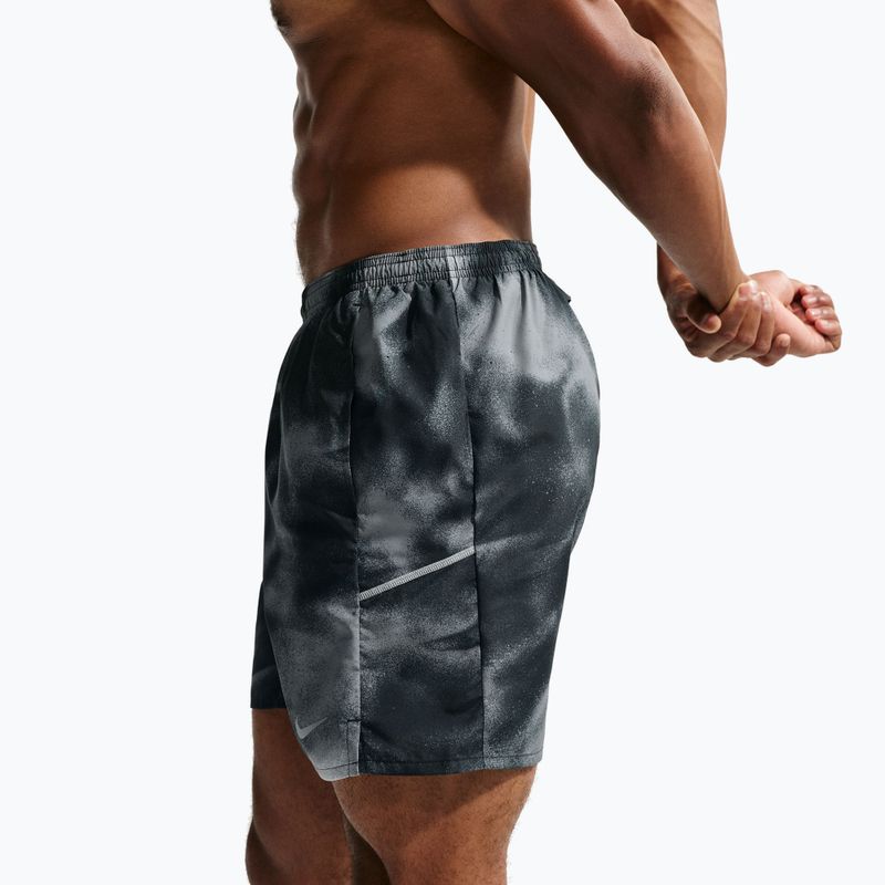 Pantaloncini da corsa da uomo Nike Miler black 6