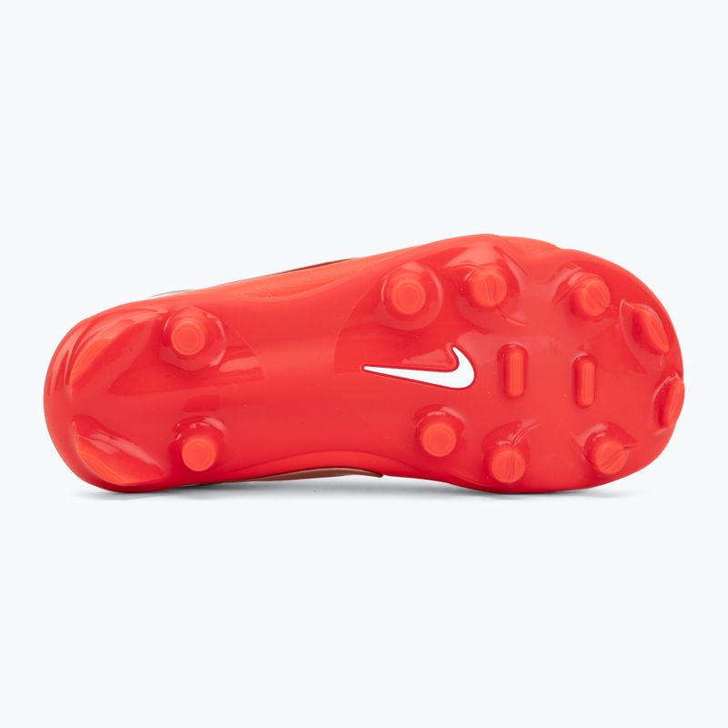 Scarpe da calcio bambino Nike Jr. Tiempo Maestro Academy white/bright crimson/blur 4