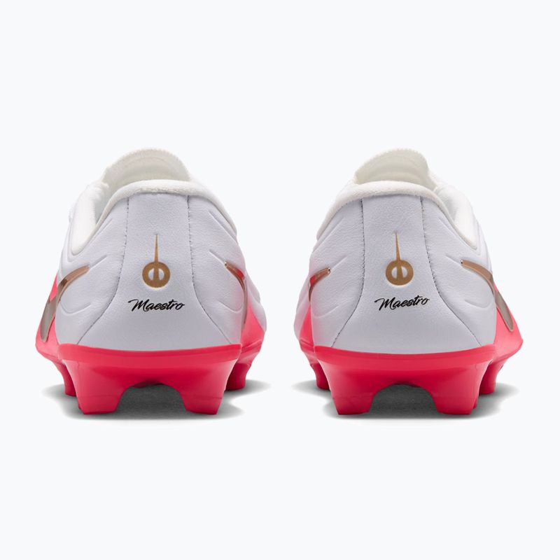 Scarpe da calcio bambino Nike Jr. Tiempo Maestro Academy white/bright crimson/blur 2
