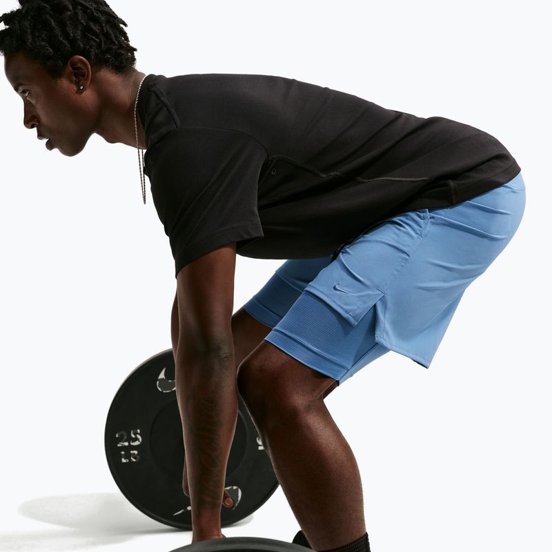 Pantaloncini da allenamento uomo Nike Unlimited indigo storm/indigo storm/indigo storm 4