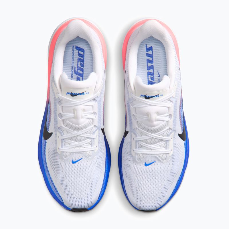 Scarpe da corsa uomo Nike Pegasus 42 white/racer blue/atomic pink/black 5