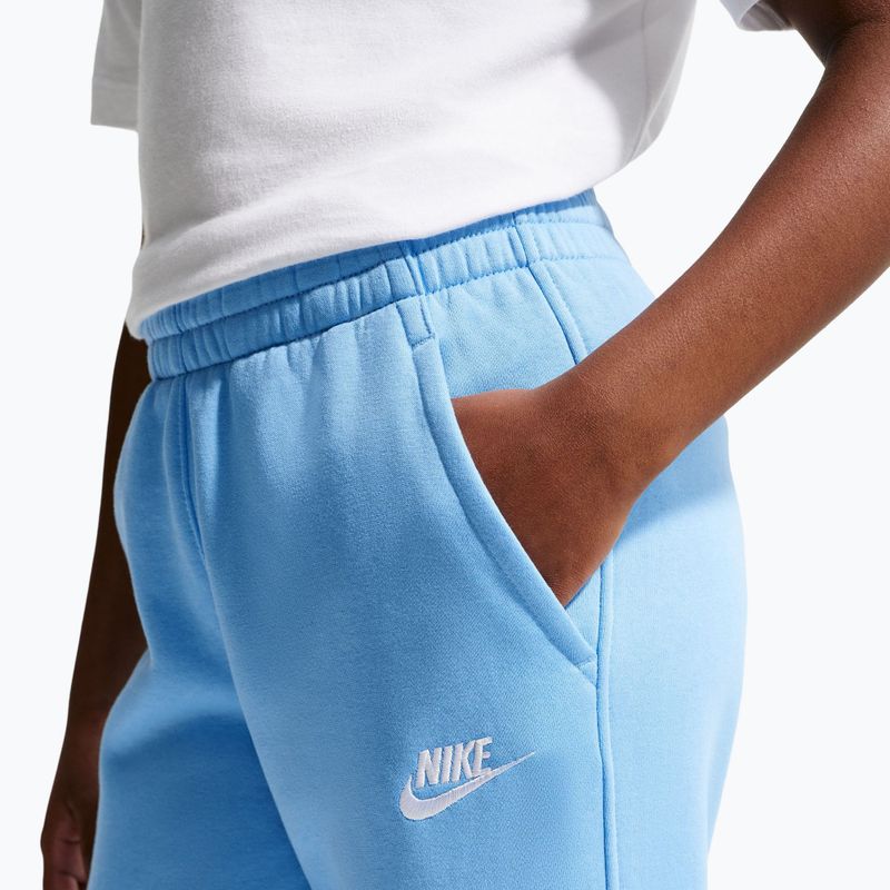 Pantaloni per bambini Nike Sportswear Club Fleece football blue/white 8