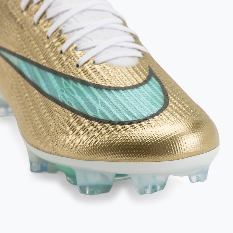 Scarpe da calcio uomo Nike Mercurial Superfly 11 Elite "Kylian Mbappé" metallic gold/green glow 7