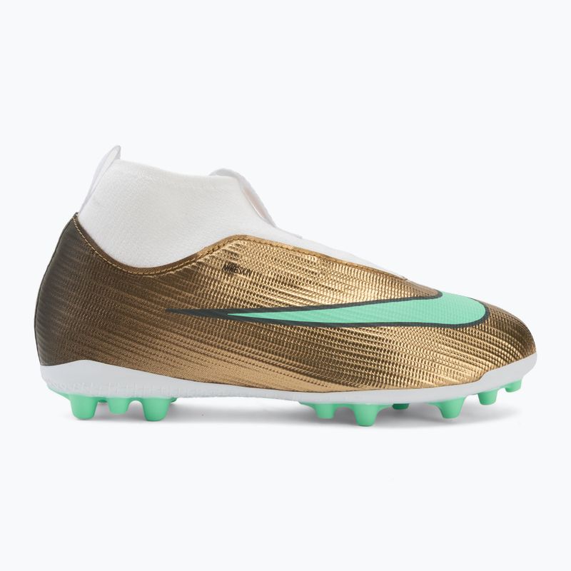 Scarpe da calcio bambino Nike Jr. Mercurial Superfly 11 Academy "Kylian Mbappé" metallic gold/green glow 2