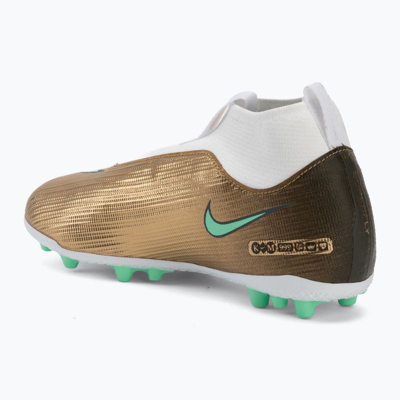 Scarpe da calcio bambino Nike Jr. Mercurial Superfly 11 Academy "Kylian Mbappé" metallic gold/green glow 3