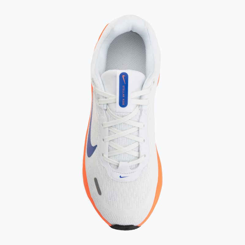 Scarpe da corsa Nike Stellar Ride bianco/blu corsa/rosa atomico/nero 5