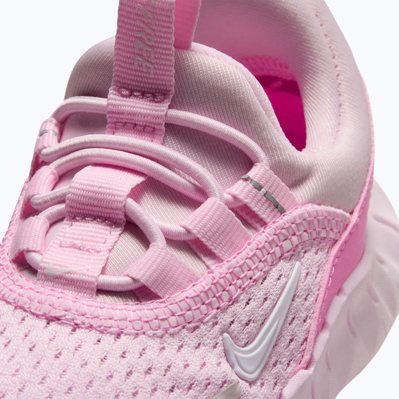 Scarpe per bambini Nike Free Ride pink rise/playful pink/white 5
