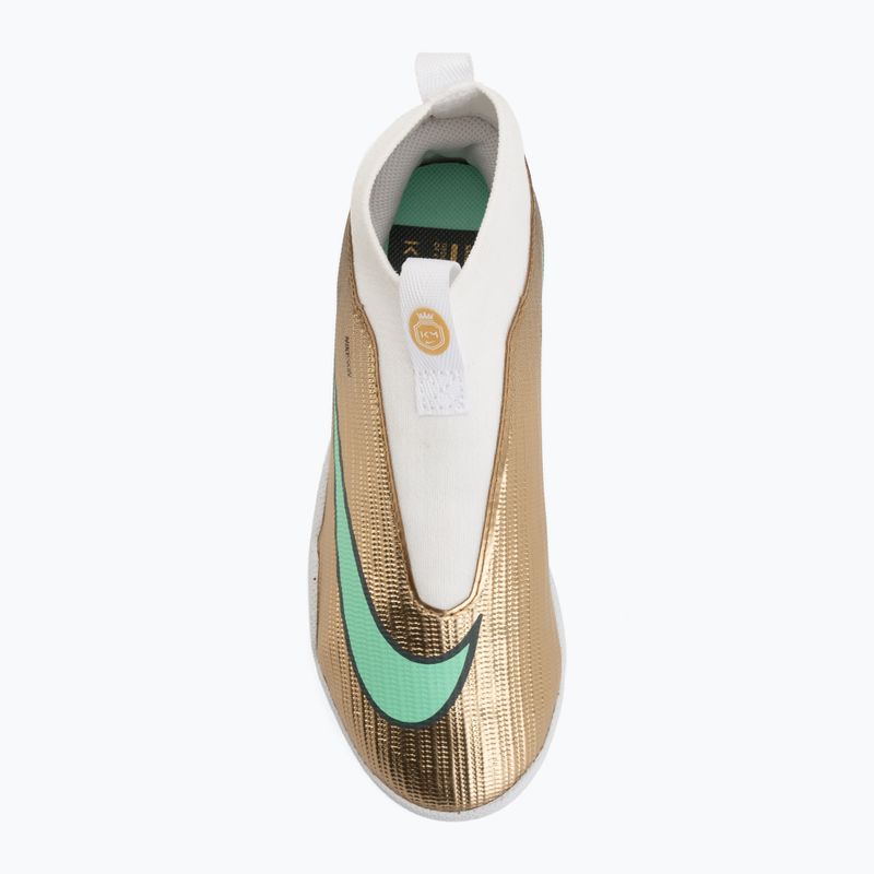 Scarpe da calcio bambino Nike Jr. Mercurial Superfly 11 Academy "Kylian Mbappé" metallic gold/green glow 5