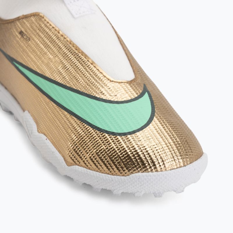 Scarpe da calcio bambino Nike Jr. Mercurial Superfly 11 Academy "Kylian Mbappé" metallic gold/green glow 7