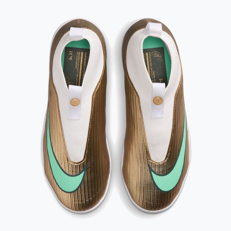 Scarpe da calcio bambino Nike Jr. Mercurial Superfly 11 Academy "Kylian Mbappé" metallic gold/green glow 4