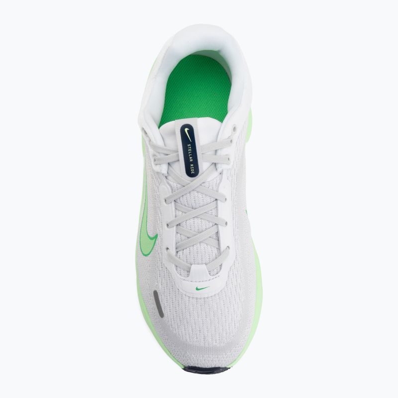 Scarpe da corsa Nike Stellar Ride white/photon dust/illusion green 5
