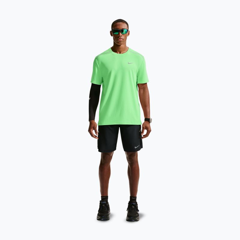 Maglia da corsa da uomo Nike Miler Dri-Fit UV illusion green 2