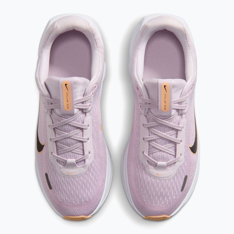 Scarpe da corsa per bambini Nike Stellar Ride bleached lilac/pink foam/black 4